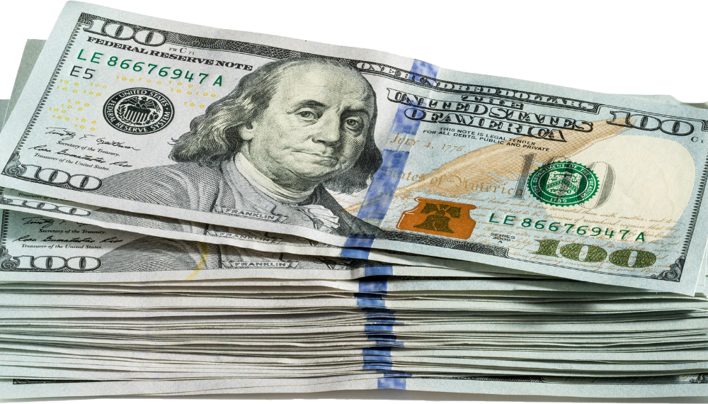 انخفاض سعر الدولار لادنى مستوى منذ يوليو