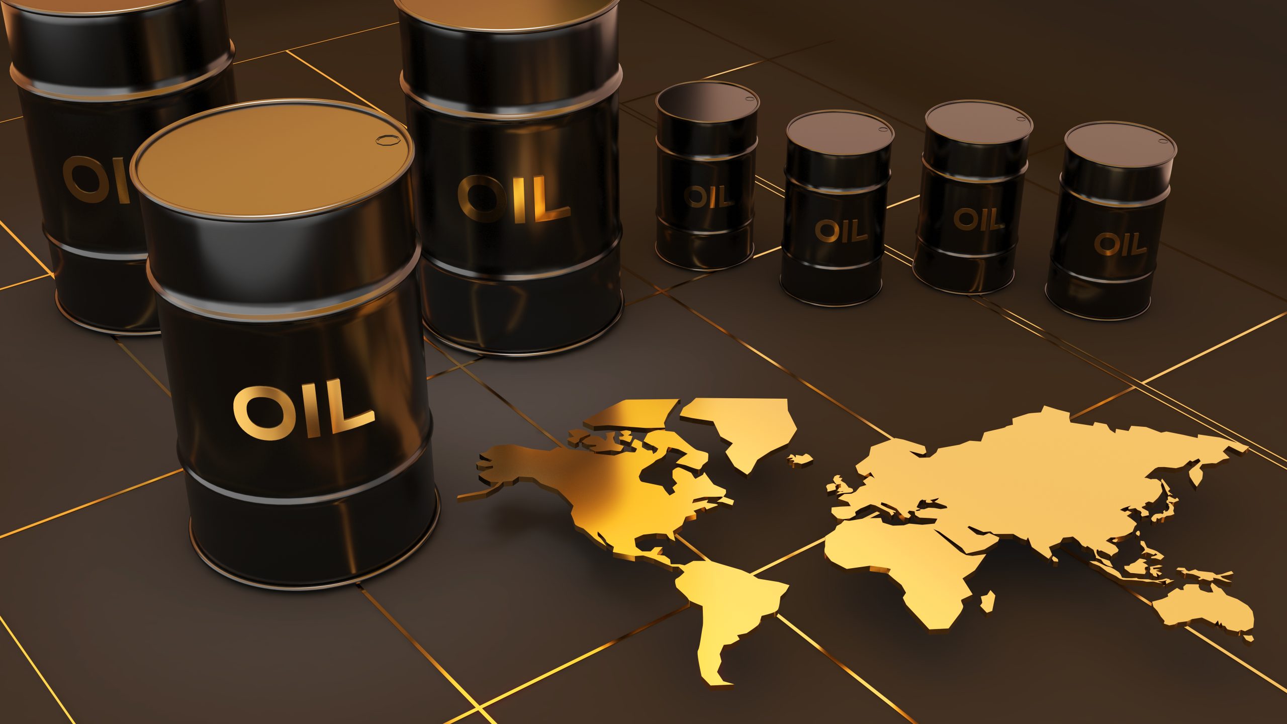 Decline in Oil gains
