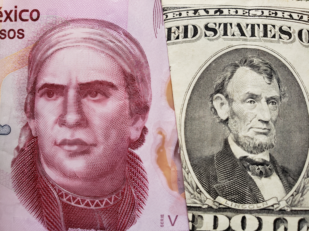 Current American Dollar to Mexican Peso Rate